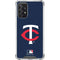 MLB Minnesota Twins - Solid Distressed Galaxy A72 5G Clear Case