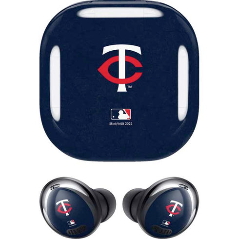 MLB Minnesota Twins - Solid Distressed Galaxy Buds Pro Skin