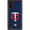 MLB Minnesota Twins - Solid Distressed Galaxy Note 10 Waterproof Case
