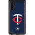 MLB Minnesota Twins - Solid Distressed Galaxy Note 10 Waterproof Case