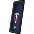 MLB Minnesota Twins - Solid Distressed Galaxy Note 10 Waterproof Case