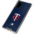 MLB Minnesota Twins - Solid Distressed Galaxy Note20 5G Clear Case