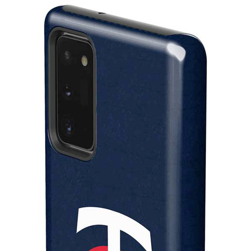MLB Minnesota Twins - Solid Distressed Galaxy Note20 5G Pro Case
