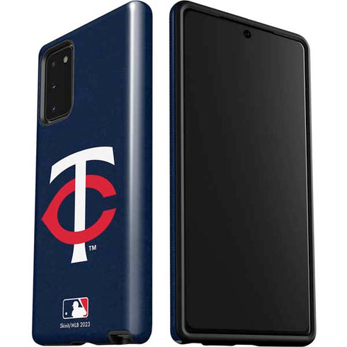 MLB Minnesota Twins - Solid Distressed Galaxy Note20 5G Pro Case