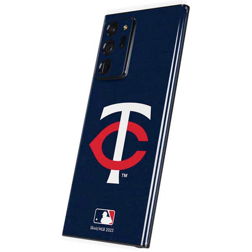 MLB Minnesota Twins - Solid Distressed Galaxy Note20 Ultra 5G Skin