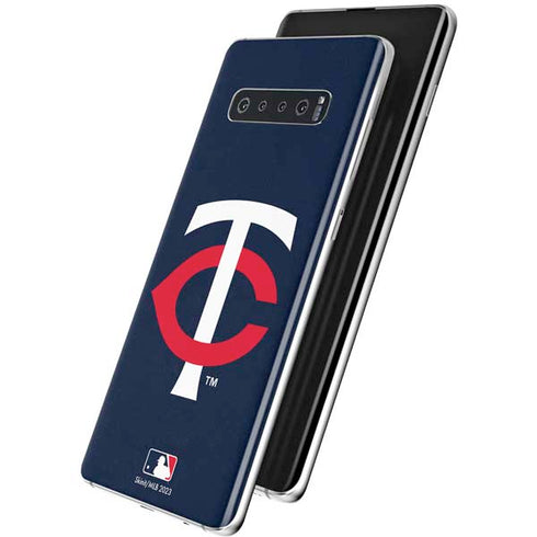 MLB Minnesota Twins - Solid Distressed Galaxy S10 Skin