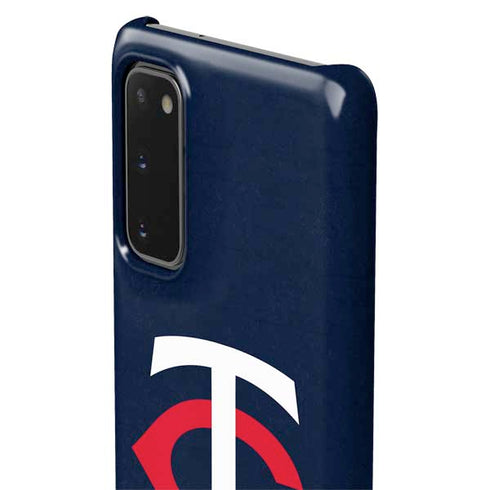 MLB Minnesota Twins - Solid Distressed Galaxy S20 Lite Case