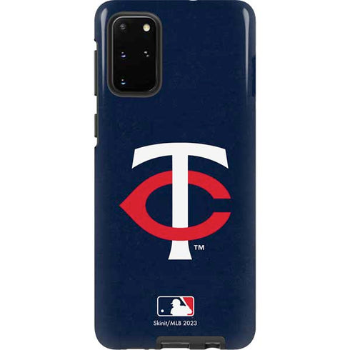 MLB Minnesota Twins - Solid Distressed Galaxy S20 Plus Pro Case