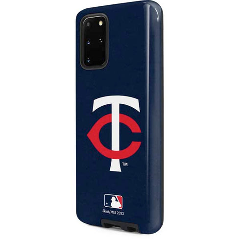 MLB Minnesota Twins - Solid Distressed Galaxy S20 Plus Pro Case