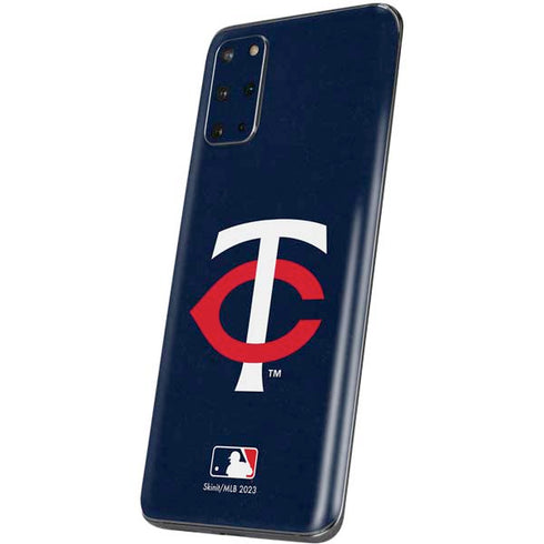 MLB Minnesota Twins - Solid Distressed Galaxy S20 Plus Skin