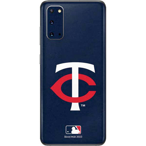 MLB Minnesota Twins - Solid Distressed Galaxy S20 Skin