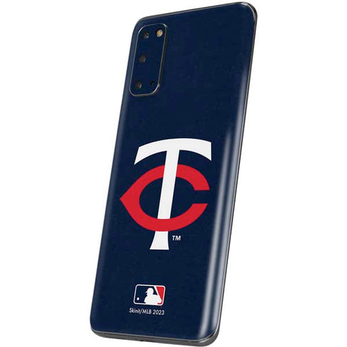 MLB Minnesota Twins - Solid Distressed Galaxy S20 Skin