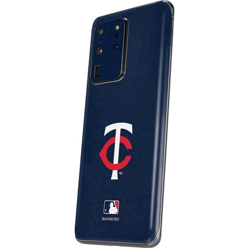 MLB Minnesota Twins - Solid Distressed Galaxy S20 Ultra 5G Skin