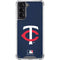 MLB Minnesota Twins - Solid Distressed Galaxy S21 5G Clear Case