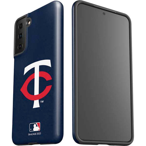 MLB Minnesota Twins - Solid Distressed Galaxy S21 Plus 5G Pro Case