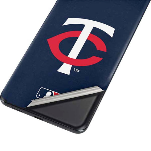 MLB Minnesota Twins - Solid Distressed Galaxy S21 Plus 5G Skin
