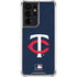 MLB Minnesota Twins - Solid Distressed Galaxy S21 Ultra 5G Clear Case