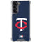MLB Minnesota Twins - Solid Distressed Galaxy S22 Clear Case