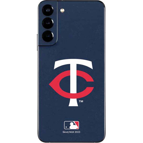MLB Minnesota Twins - Solid Distressed Galaxy S22 Plus Skin