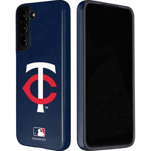 MLB Minnesota Twins - Solid Distressed Galaxy S22 Pro Case