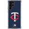 MLB Minnesota Twins - Solid Distressed Galaxy S22 Ultra Clear Case