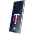 MLB Minnesota Twins - Solid Distressed Galaxy S22 Ultra Clear Case