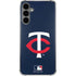 MLB Minnesota Twins - Solid Distressed Galaxy S24 Plus Clear Case