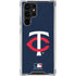 MLB Minnesota Twins - Solid Distressed Galaxy S24 Ultra Clear Case