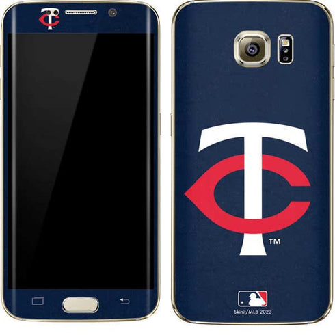 MLB Minnesota Twins - Solid Distressed Galaxy S7 Edge Skin