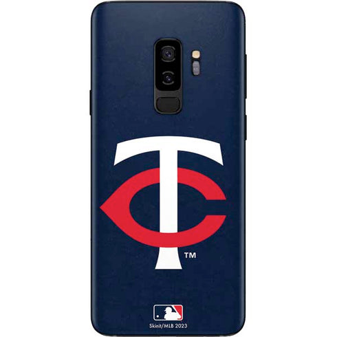 MLB Minnesota Twins - Solid Distressed Galaxy S9 Plus Skin