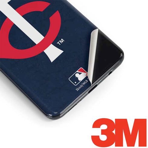 MLB Minnesota Twins - Solid Distressed Galaxy S9 Plus Skin