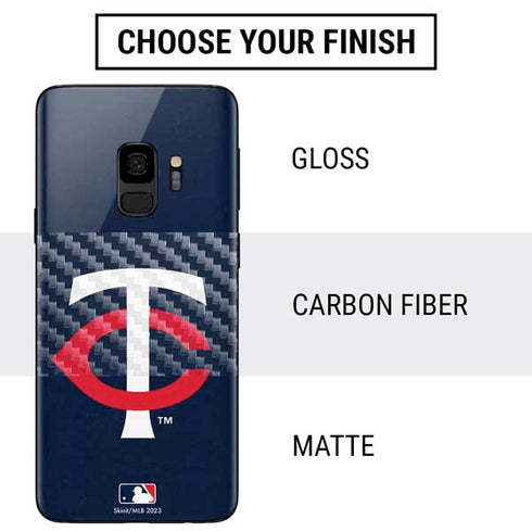 MLB Minnesota Twins - Solid Distressed Galaxy S9 Skin