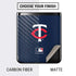 MLB Minnesota Twins - Solid Distressed Galaxy Z Flip Skin