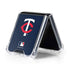 MLB Minnesota Twins - Solid Distressed Galaxy Z Flip5 5G Clear Case