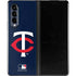 MLB Minnesota Twins - Solid Distressed Galaxy Z Fold3 5G Skin