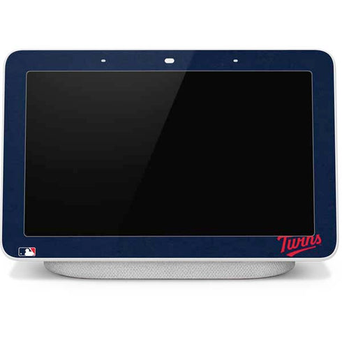 MLB Minnesota Twins - Solid Distressed Google Home Hub Skin