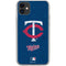 MLB Minnesota Twins - Solid Distressed iPhone 11 Clear Case