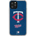 MLB Minnesota Twins - Solid Distressed iPhone 11 Pro Clear Case