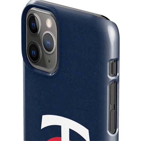 MLB Minnesota Twins - Solid Distressed iPhone 11 Pro Lite Case