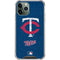 MLB Minnesota Twins - Solid Distressed iPhone 11 Pro Max Clear Case