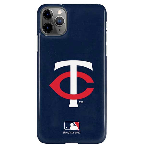 MLB Minnesota Twins - Solid Distressed iPhone 11 Pro Max Lite Case