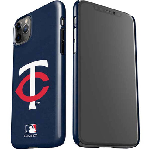 MLB Minnesota Twins - Solid Distressed iPhone 11 Pro Max Lite Case