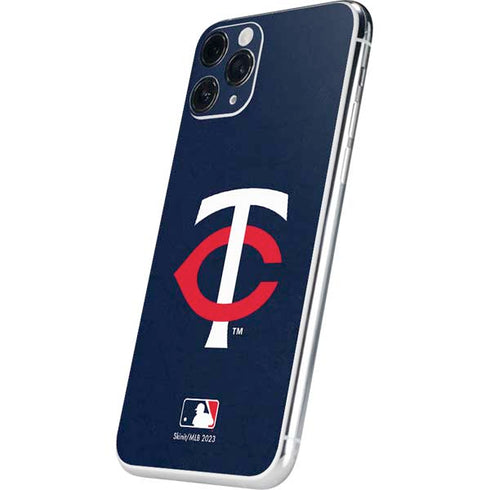 MLB Minnesota Twins - Solid Distressed iPhone 11 Pro Skin
