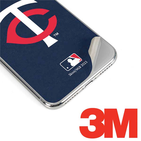 MLB Minnesota Twins - Solid Distressed iPhone 11 Pro Skin