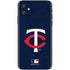 MLB Minnesota Twins - Solid Distressed iPhone 11 Skin