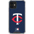 MLB Minnesota Twins - Solid Distressed iPhone 12 Clear Case