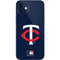 MLB Minnesota Twins - Solid Distressed iPhone 12 Mini Skin