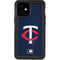 MLB Minnesota Twins - Solid Distressed iPhone 12 Mini Waterproof Case
