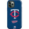 MLB Minnesota Twins - Solid Distressed iPhone 12 Pro Max Impact Case