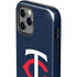 MLB Minnesota Twins - Solid Distressed iPhone 12 Pro Max Impact Case